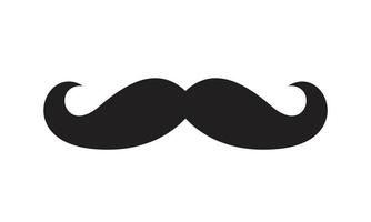 Italy mustache Icon template black color editable.  Italy mustache Icon symbol Flat vector illustration for graphic and web design.