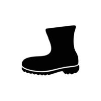 Boots icon template black color editable. Boots icon symbol Flat vector illustration for graphic and web design.