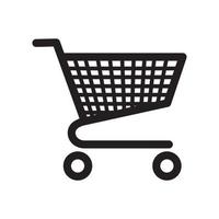 Trolley thin line, Add to shopping cart icon vector illustration for graphic and web design.