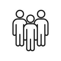 Team work Icon template black color editable. Team work Icon symbol Flat vector illustration for graphic and web design.