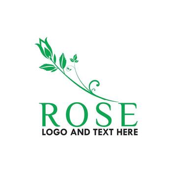Rose logo vector