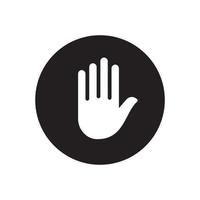 Traffic Stop icon template black color editable. Traffic Stop icon symbol Flat vector illustration for graphic and web design.
