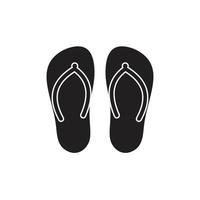 zapatillas icono plantilla color negro editable. ilustración de vector plano de símbolo de icono de zapatillas para diseño gráfico y web.