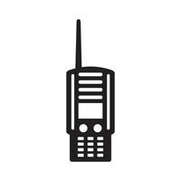 Walkie talkie set icon vector illustration for graphic and web design.