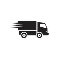 Fast time delivery Icon template black color editable. Fast time delivery Icon symbol Flat vector illustration for graphic and web design.