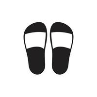 Slippers icon template black color editable. Slippers icon symbol Flat vector illustration for graphic and web design.