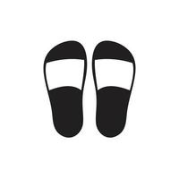 Slippers icon template black color editable. Slippers icon symbol Flat vector illustration for graphic and web design.