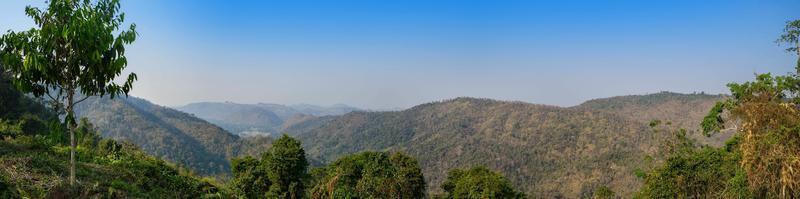 Panorama view of Landscape Khao Yai National park in Thailand. photo