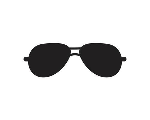 Glasses icon symbol Flat vector illustration for graphic and web design.