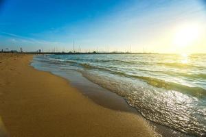 Sea Sand Sun and Beach on summer at Pattaya Thailand. photo