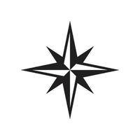 Compass Icon template black color editable. Compass Icon symbol Flat vector illustration for graphic and web design.