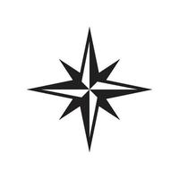 Compass Icon template black color editable. Compass Icon symbol Flat vector illustration for graphic and web design.