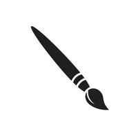 Paint brush icon symbol Flat vector illustration for graphic and web design.