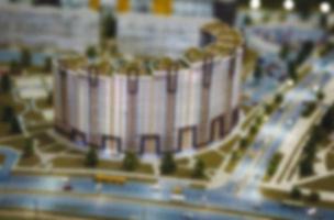 modern building in miniature photo