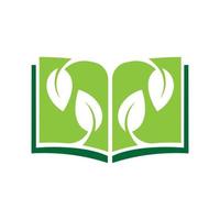 Eco book icon design vector