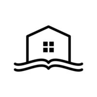 Book store icon design vector