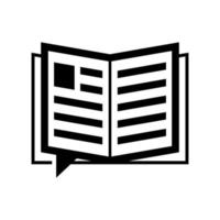 Chat book icon design vector