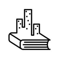 City book icon design vector