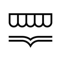 diseño de icono de tienda de libros vector