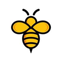 Bee animal icon design vector