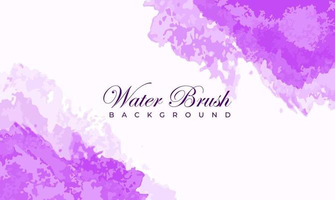 Vector banner abstract water brush isolated on white background. Hand drawn abstract color paint brush strokes set. Watercolor elements.