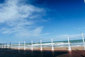 waves on the coast of the sea photo