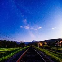 railway track in the Alps photo