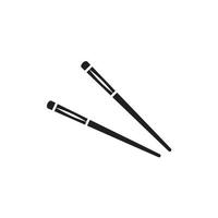 Chopsticks icon template black color editable. Chopsticks icon symbol Flat vector illustration for graphic and web design.