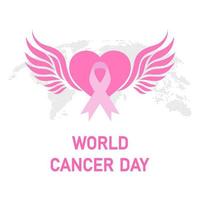 Illustration World Breast Cancer Day. vector