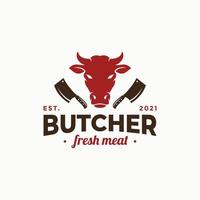 Butcher Shop vector logo template