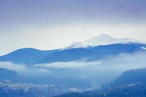 rock massif in the Carpathians photo