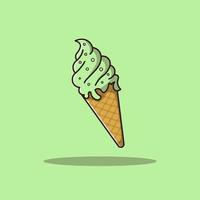 Ice Cream Vector Icon Illustration. Fast Food Collection.