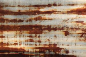 Rusty old galvanized sheet texture for background. photo
