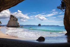 Cathedral Cove beach near Hahei in New Zealand photo