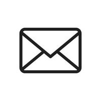 Mail, Email Icon template black color editable. Mail, Email Icon symbol Flat vector illustration for graphic and web design.