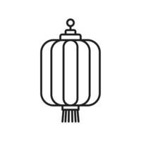 Lantern vector icon template black color editable. Lantern vector icon symbol Flat vector illustration for graphic and web design.