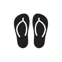Slippers icon template black color editable. Slippers icon symbol Flat vector illustration for graphic and web design.