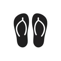 Slippers icon template black color editable. Slippers icon symbol Flat vector illustration for graphic and web design.