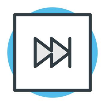 Forward Button Concepts vector