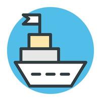 Trendy Cruise Concepts vector