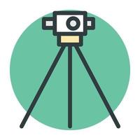 Survey Theodolite Concepts vector