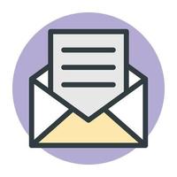 Trendy Inbox Concepts vector