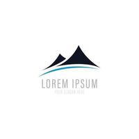 Mountain Logo Template. Vector Illustration.