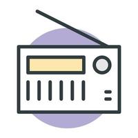 Trendy Radio Concepts vector