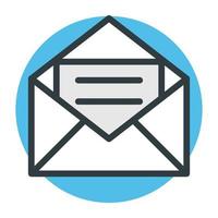 Trendy Inbox Concepts vector