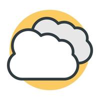 Trendy Clouds Concepts vector