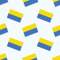 Seamless Ukraine flag in flat style pattern vector