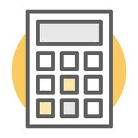 Trendy Calculator  Concepts vector