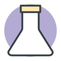 Conical Flask Concepts vector