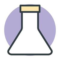 Conical Flask Concepts vector